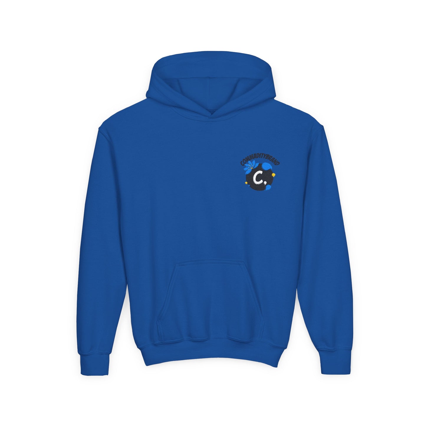 Youth Hoodie with Embroidered Logo