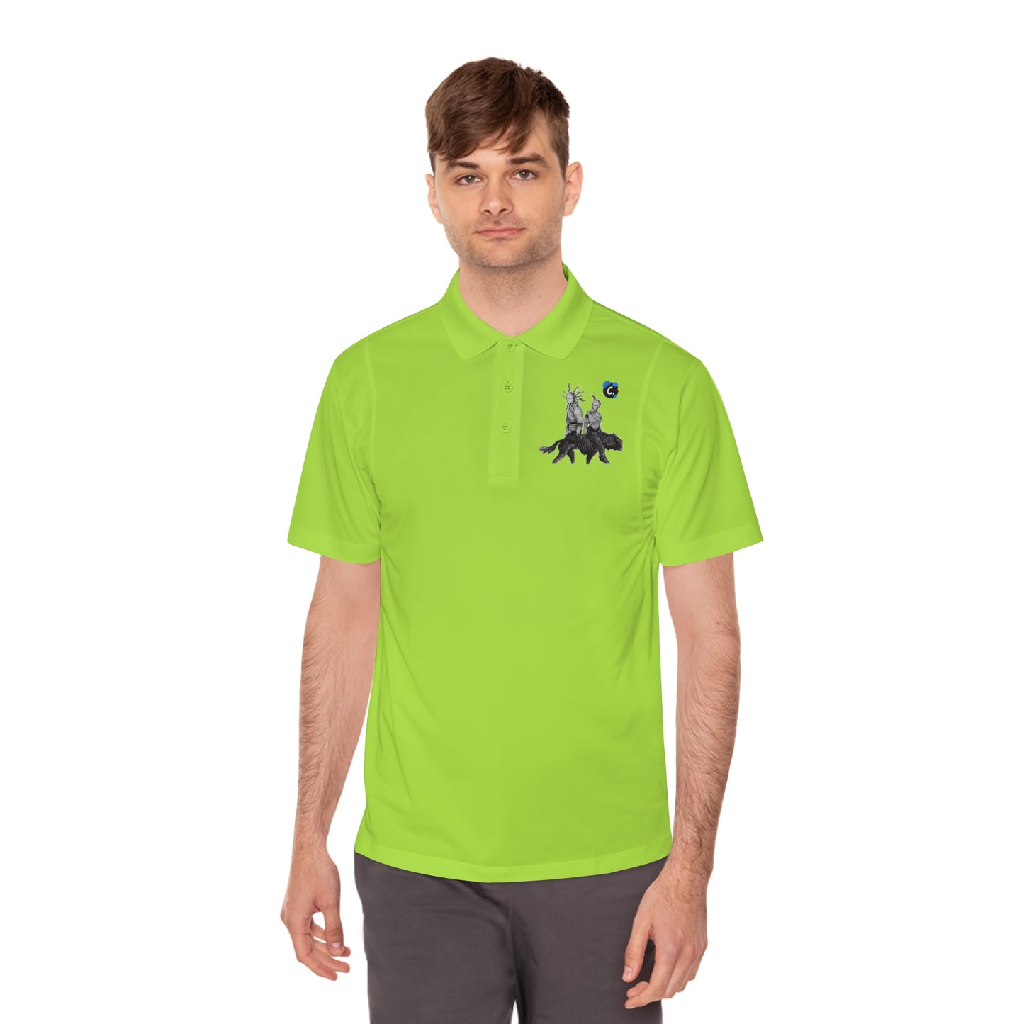 COMMaDiTYbrand Men's (Tame The Beast) Sport Polo Tee