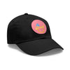 Black / Pink patch / Circle / One size