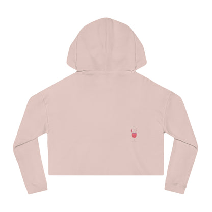 Women’s Cotton Candy Cropped Hooded Sweatshirt