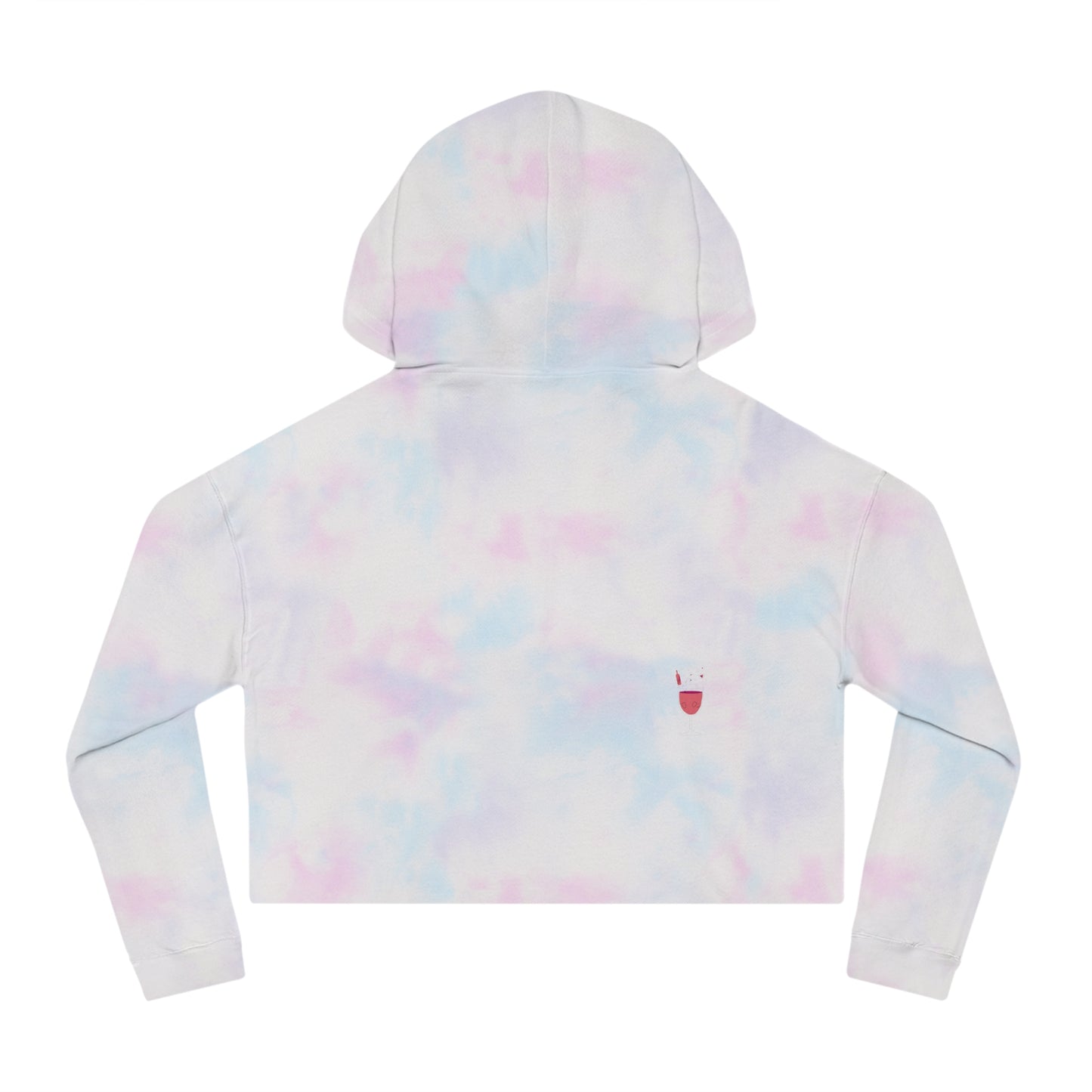 Women’s Cotton Candy Cropped Hooded Sweatshirt