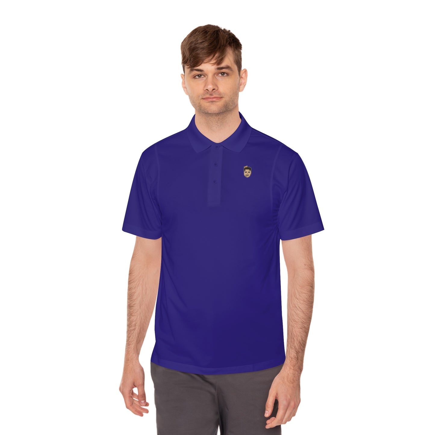 COMMaDiTYbrand CRWN Men's Sport Polo Tee