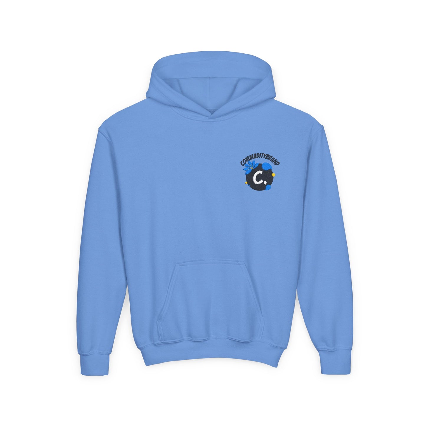 Youth Hoodie with Embroidered Logo