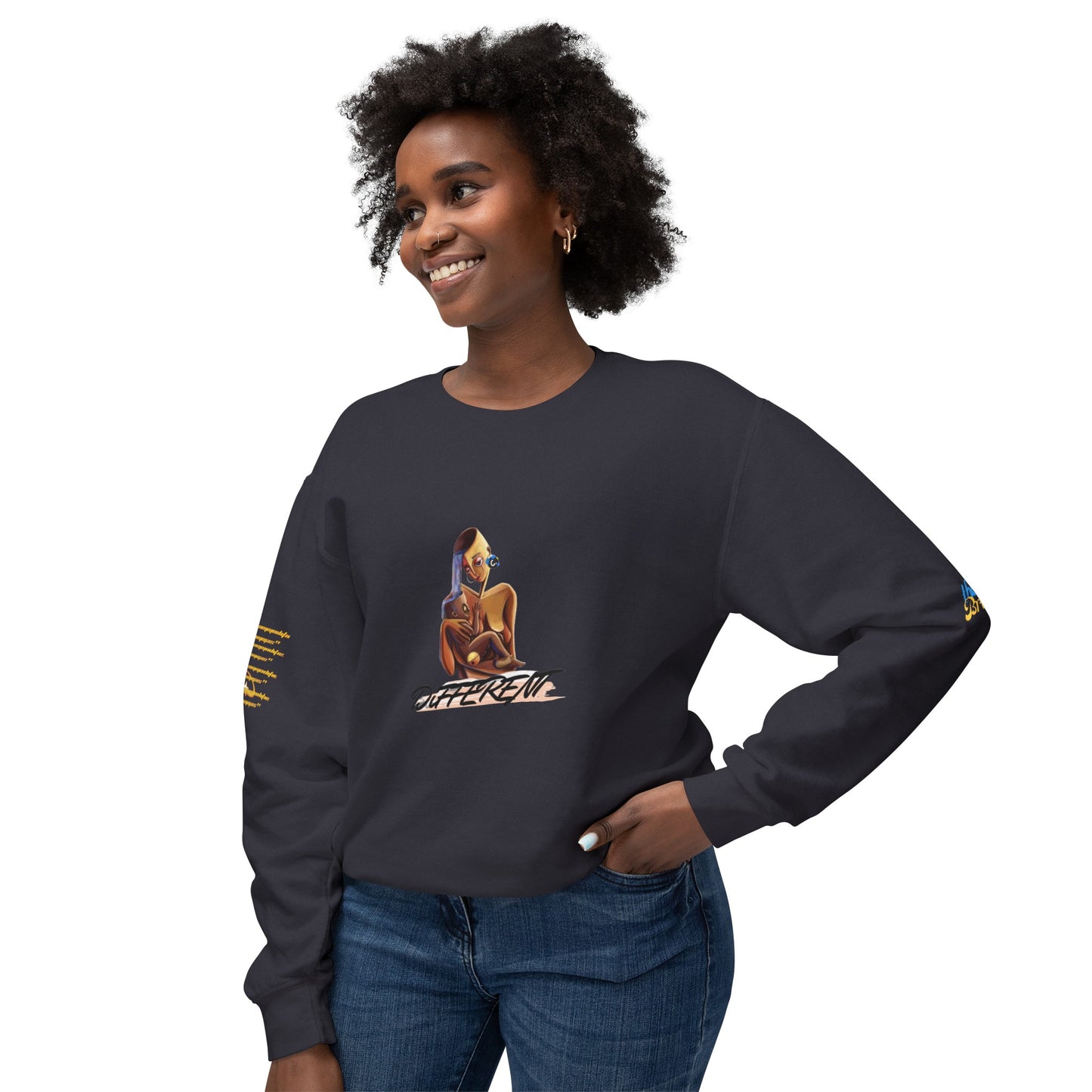 *God's GiFT" Women's Lightweight Crewneck Sweatshirt