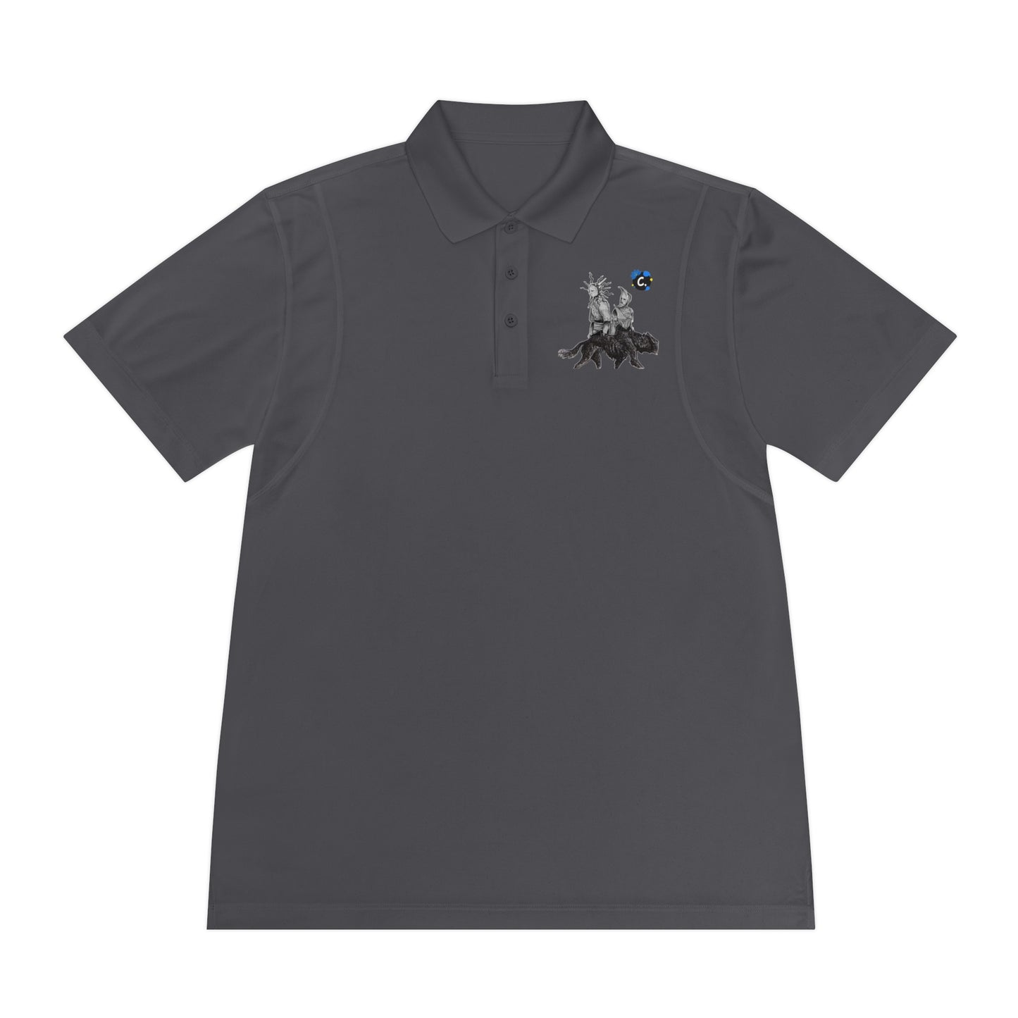 COMMaDiTYbrand Men's (Tame The Beast) Sport Polo Tee