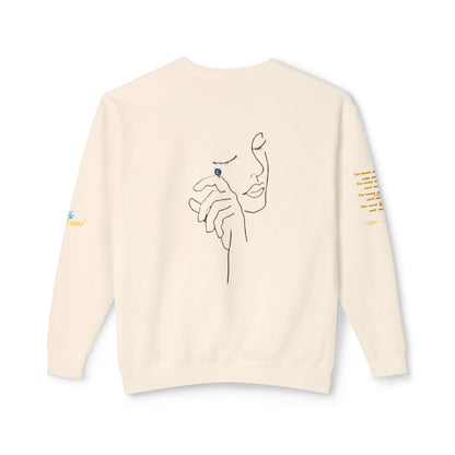 *God's GiFT" Women's Lightweight Crewneck Sweatshirt
