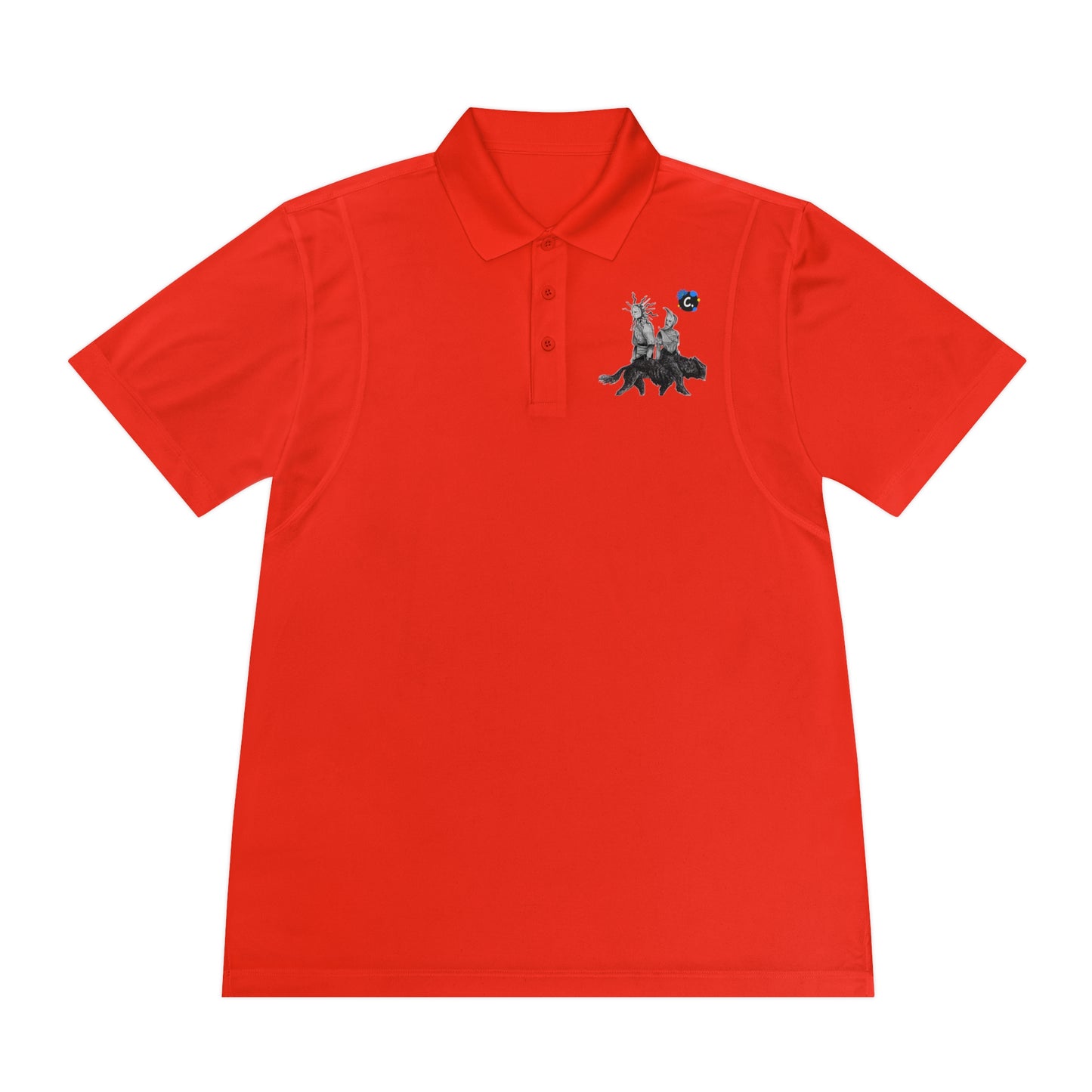 COMMaDiTYbrand Men's (Tame The Beast) Sport Polo Tee