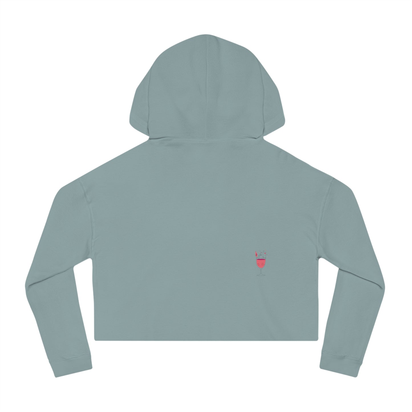 Women’s Cotton Candy Cropped Hooded Sweatshirt
