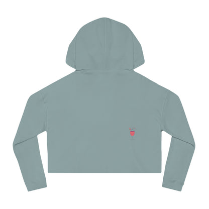Women’s Cotton Candy Cropped Hooded Sweatshirt