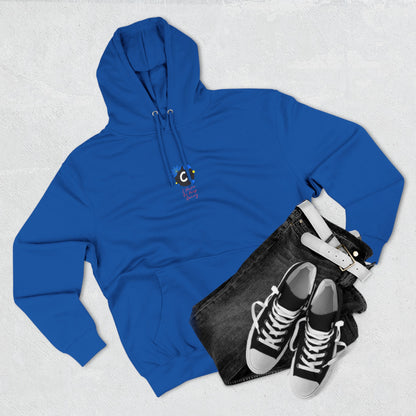 ._LOgo Three-Panel Fleece Hoodie