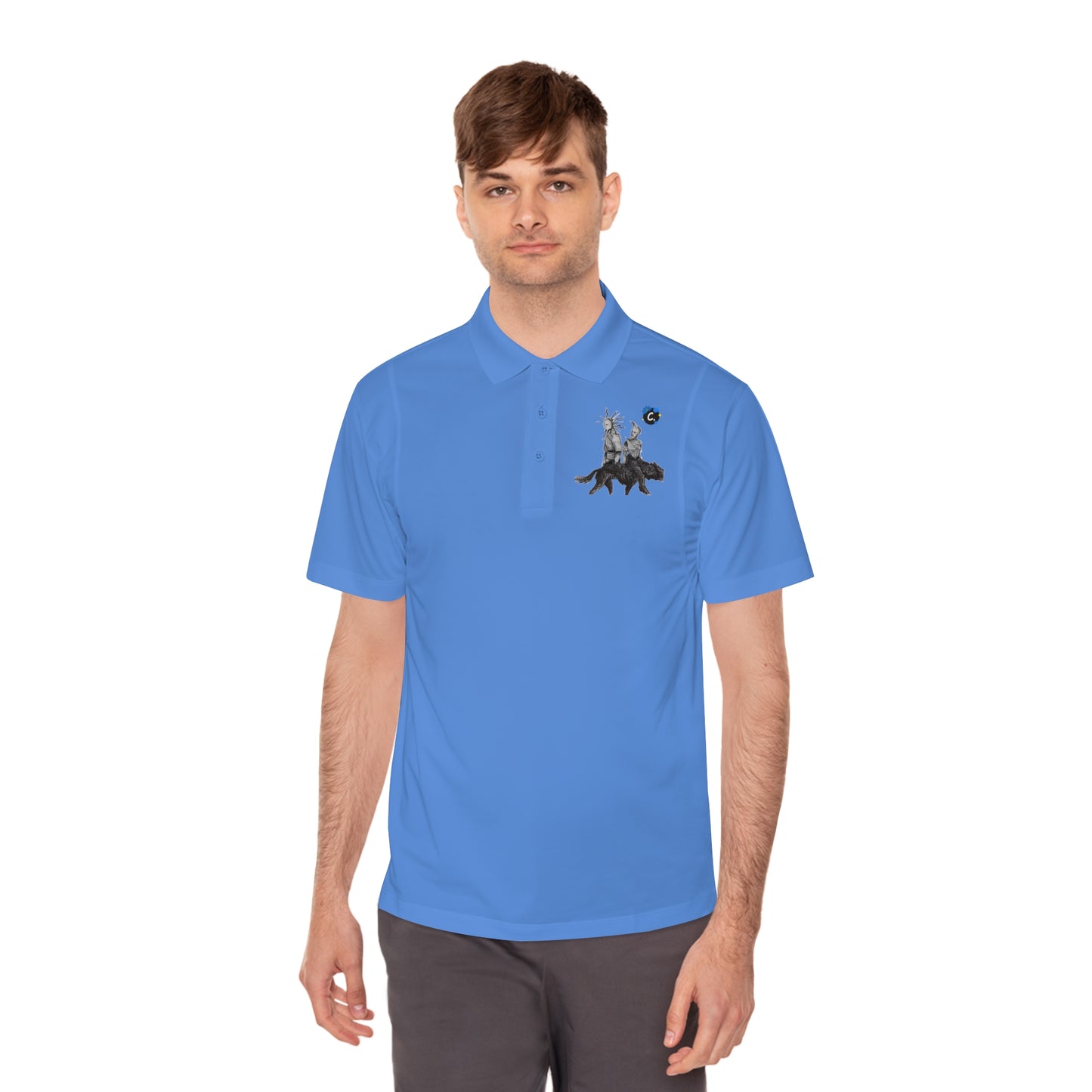 COMMaDiTYbrand Men's (Tame The Beast) Sport Polo Tee