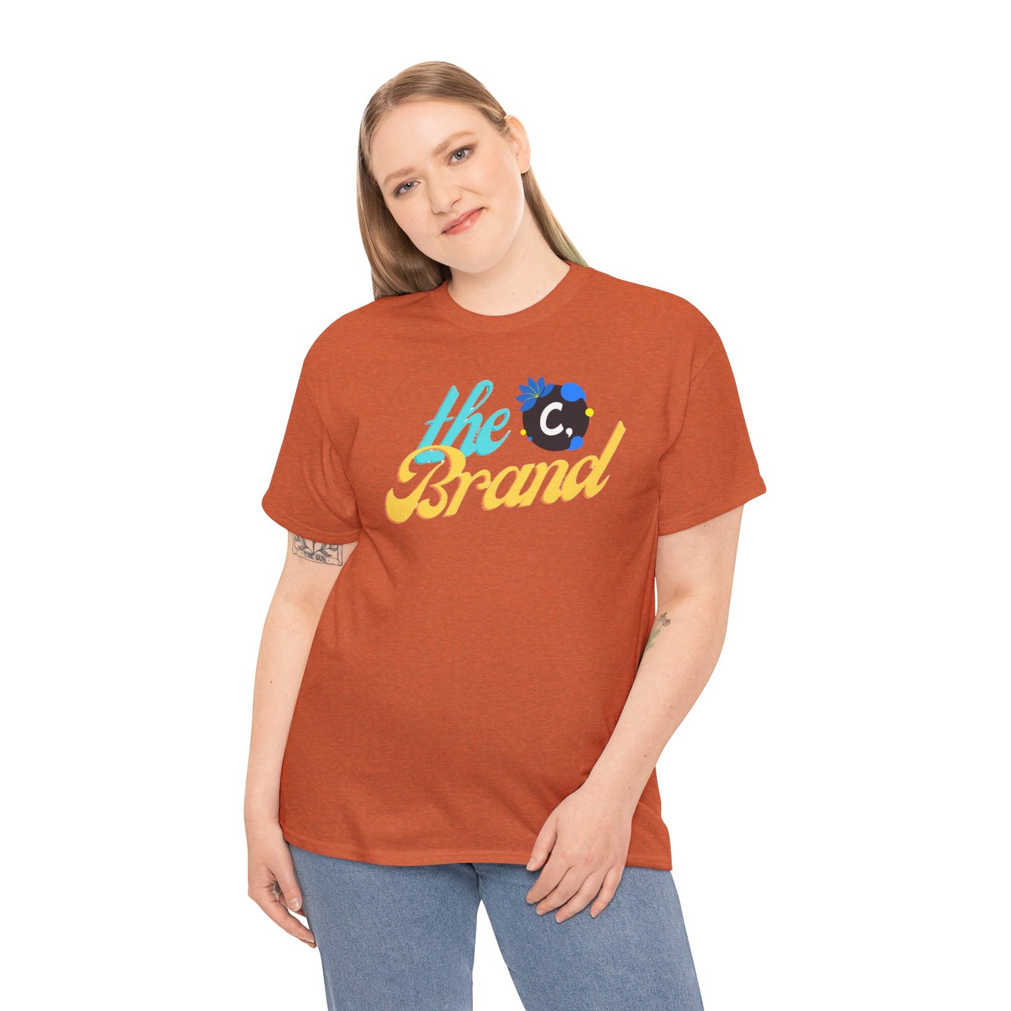 THEbrand Stamp Unisex Heavy Cotton Tee