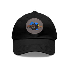 Reach Out + Touch Dad Hat with Leather Patch (Round)