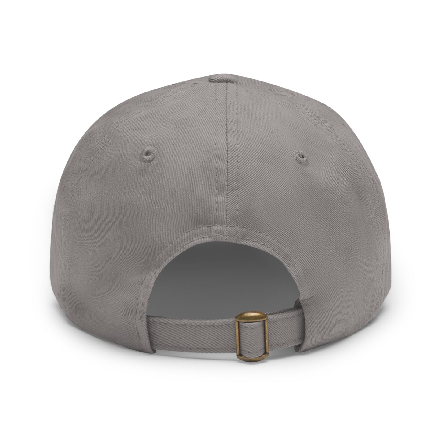 Reach Out + Touch Dad Hat with Leather Patch (Round)
