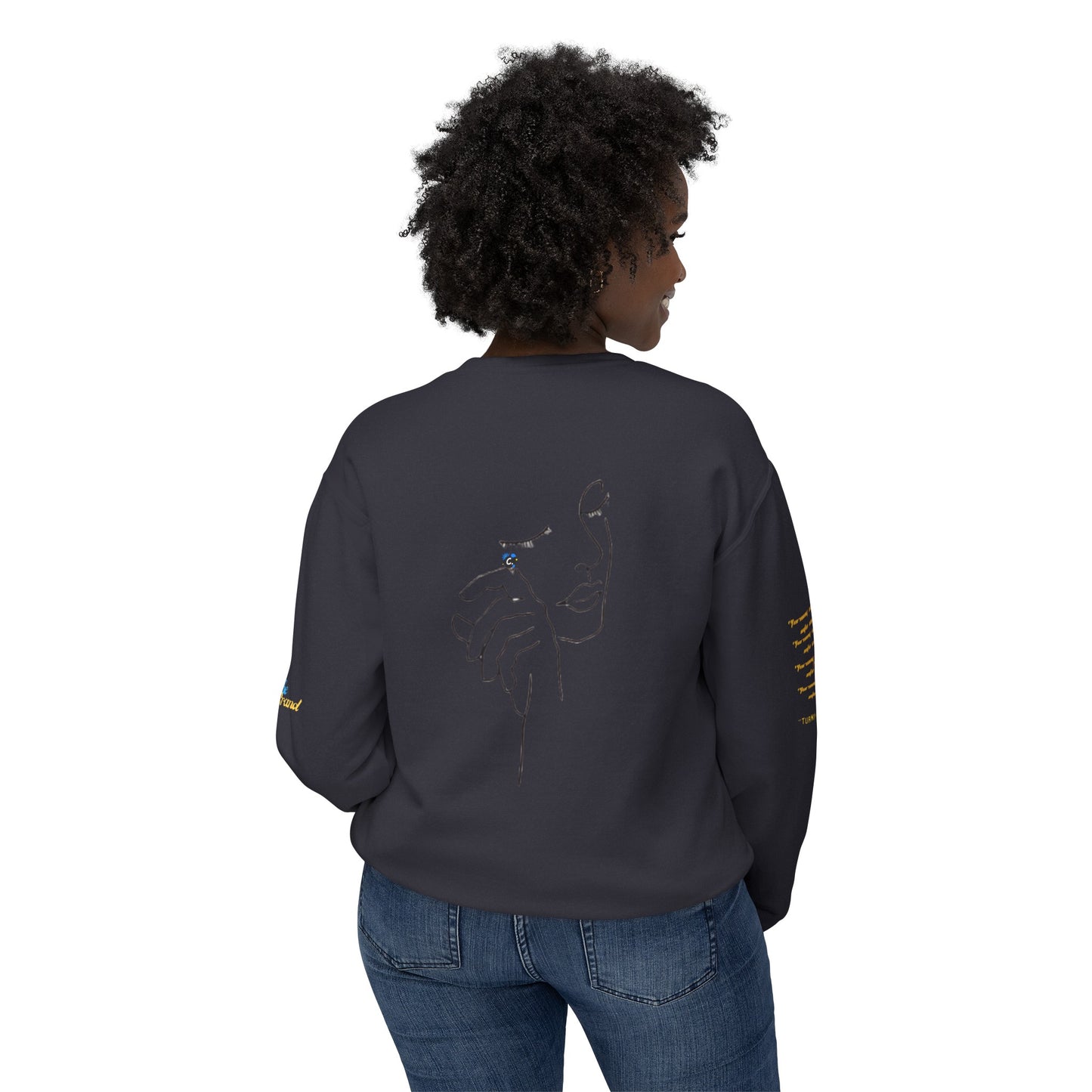 *God's GiFT" Women's Lightweight Crewneck Sweatshirt