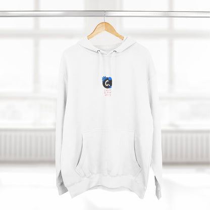 ._LOgo Three-Panel Fleece Hoodie