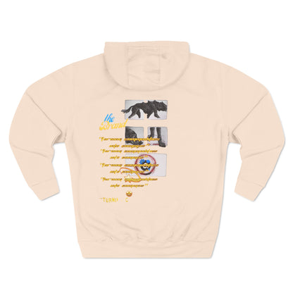 ._LOgo Three-Panel Fleece Hoodie