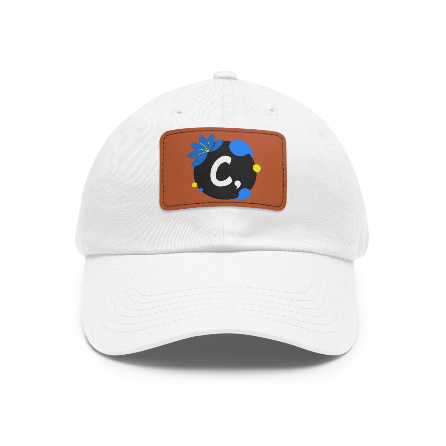COMMaDiTYbrand *Leather Logo Patch" Dad Hat (available in multiple colors)