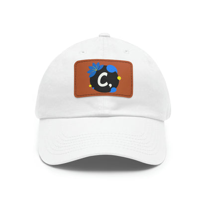 COMMaDiTYbrand *Leather Logo Patch" Dad Hat (available in multiple colors)