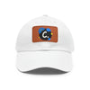 White / Light Brown patch / Rectangle / One size