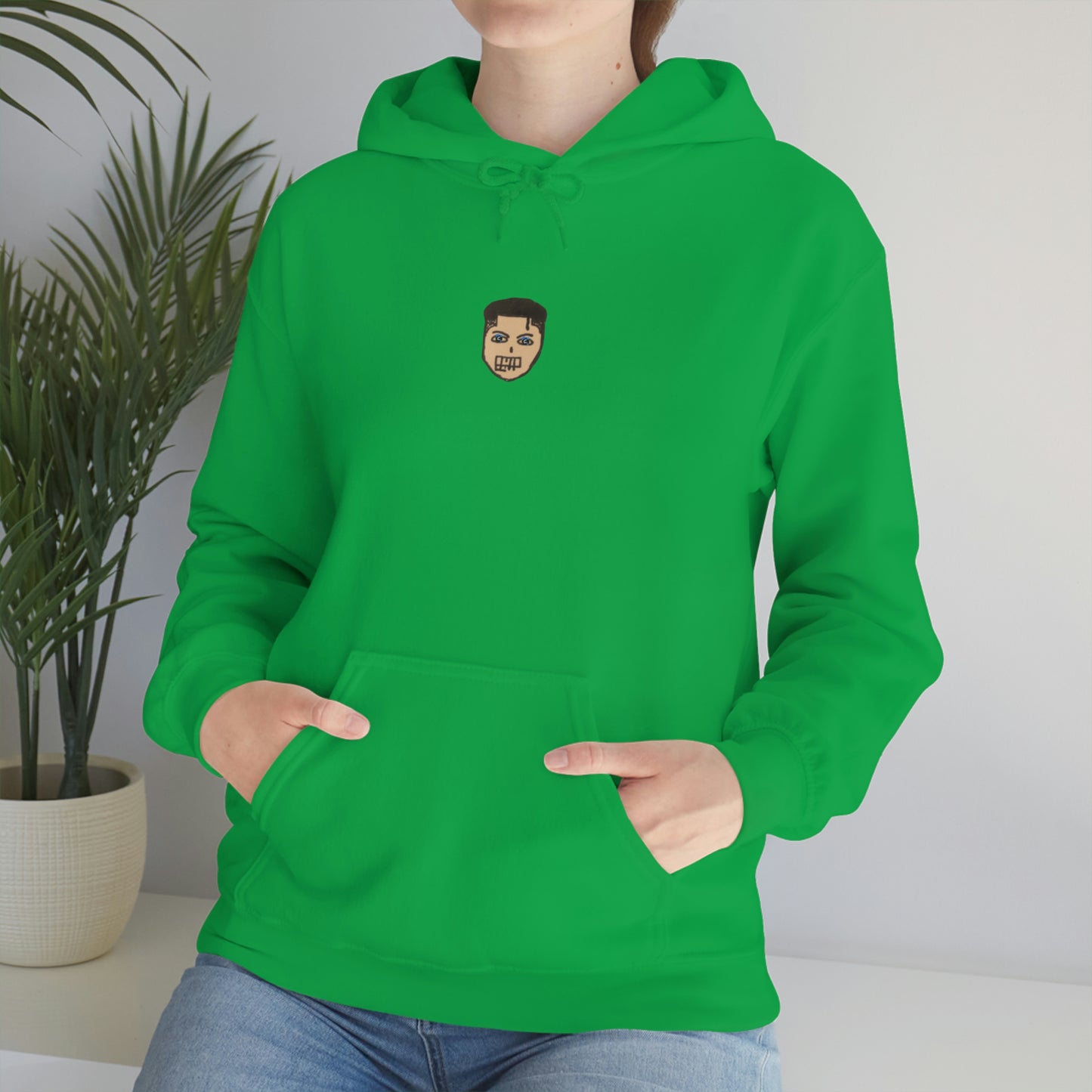 COMMaDiTYbrand *LiL FACE" Men's Heavy Blend™ Hooded Sweatshirt