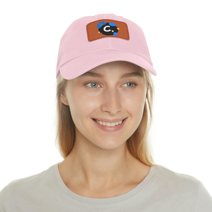 COMMaDiTYbrand *Leather Logo Patch" Dad Hat (available in multiple colors)