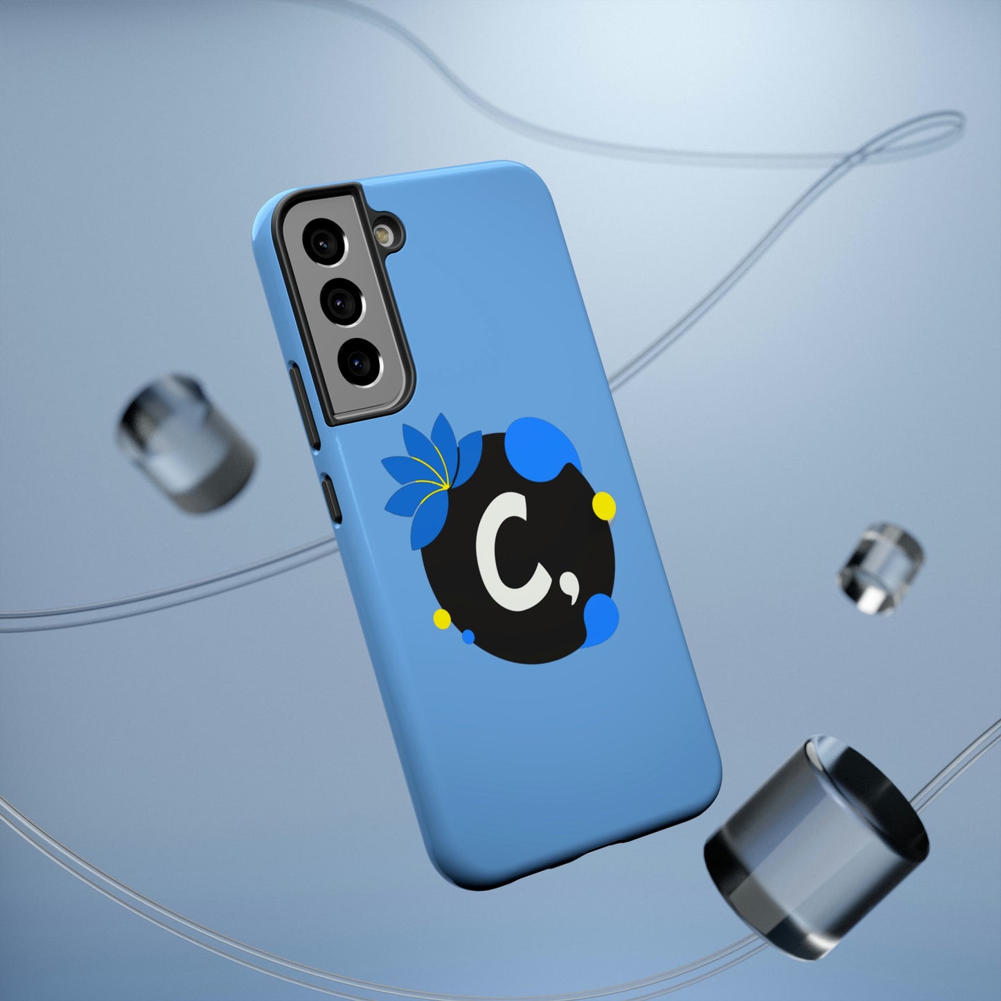 COMMaDiTYbrand SkyBlue *SiGNATuRE" Impact-Resistant Phone Case