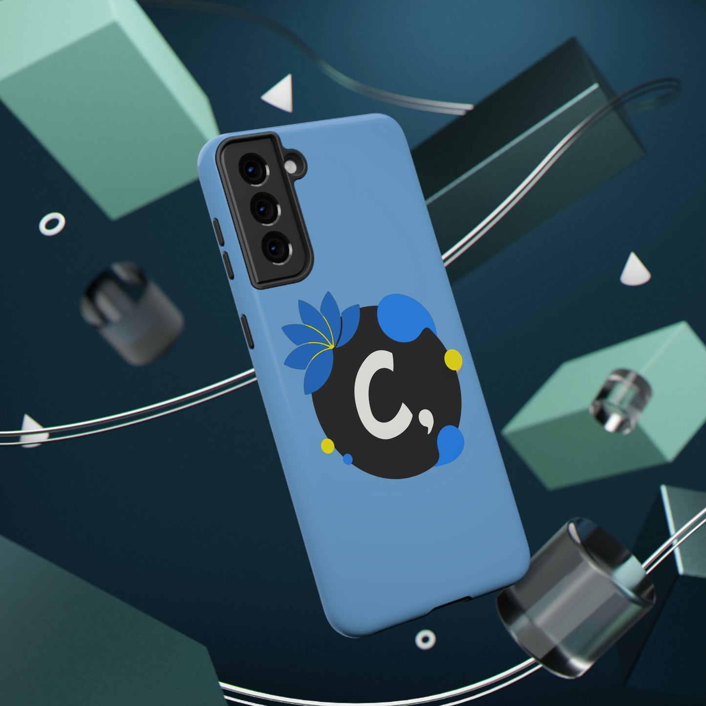 COMMaDiTYbrand SkyBlue *SiGNATuRE" Impact-Resistant Phone Case