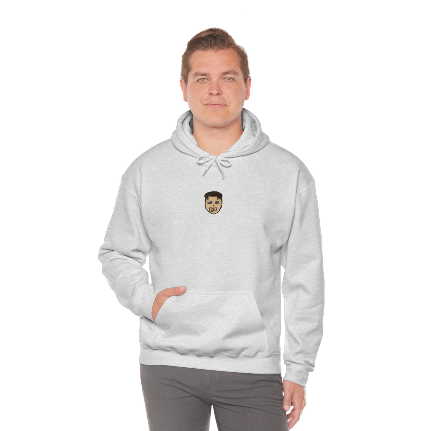 COMMaDiTYbrand *LiL FACE" Men's Heavy Blend™ Hooded Sweatshirt