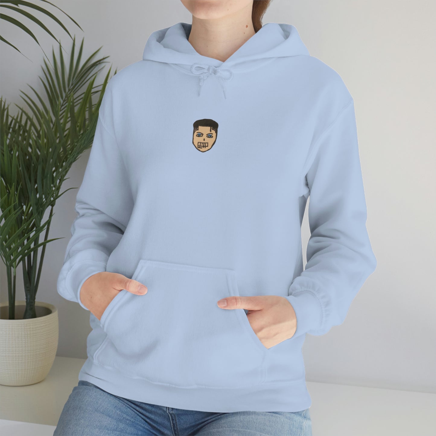 COMMaDiTYbrand *LiL FACE" Men's Heavy Blend™ Hooded Sweatshirt