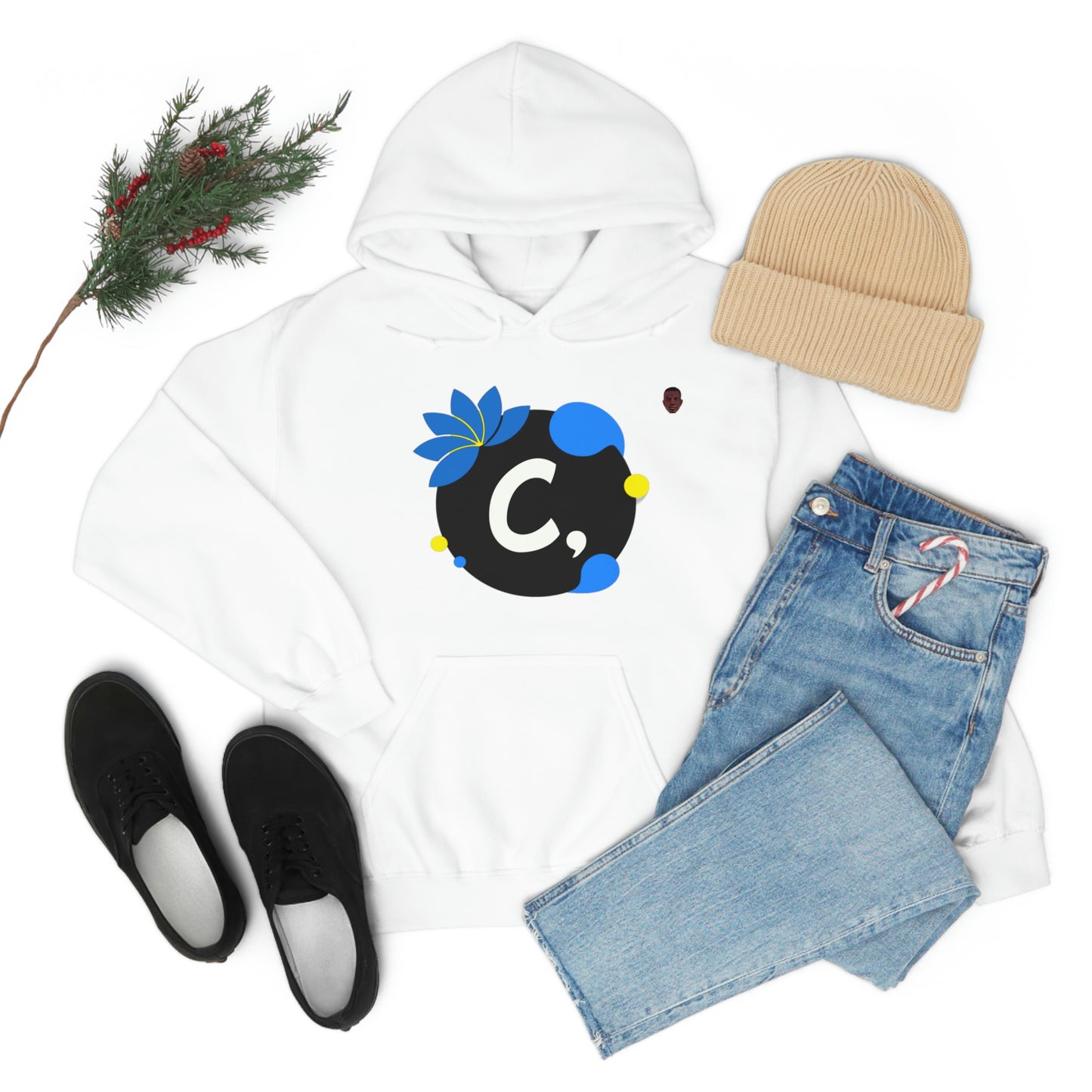 COMMaDiTYbrand *STAMPED" Men's Heavy Blend™ Hooded Sweatshirt