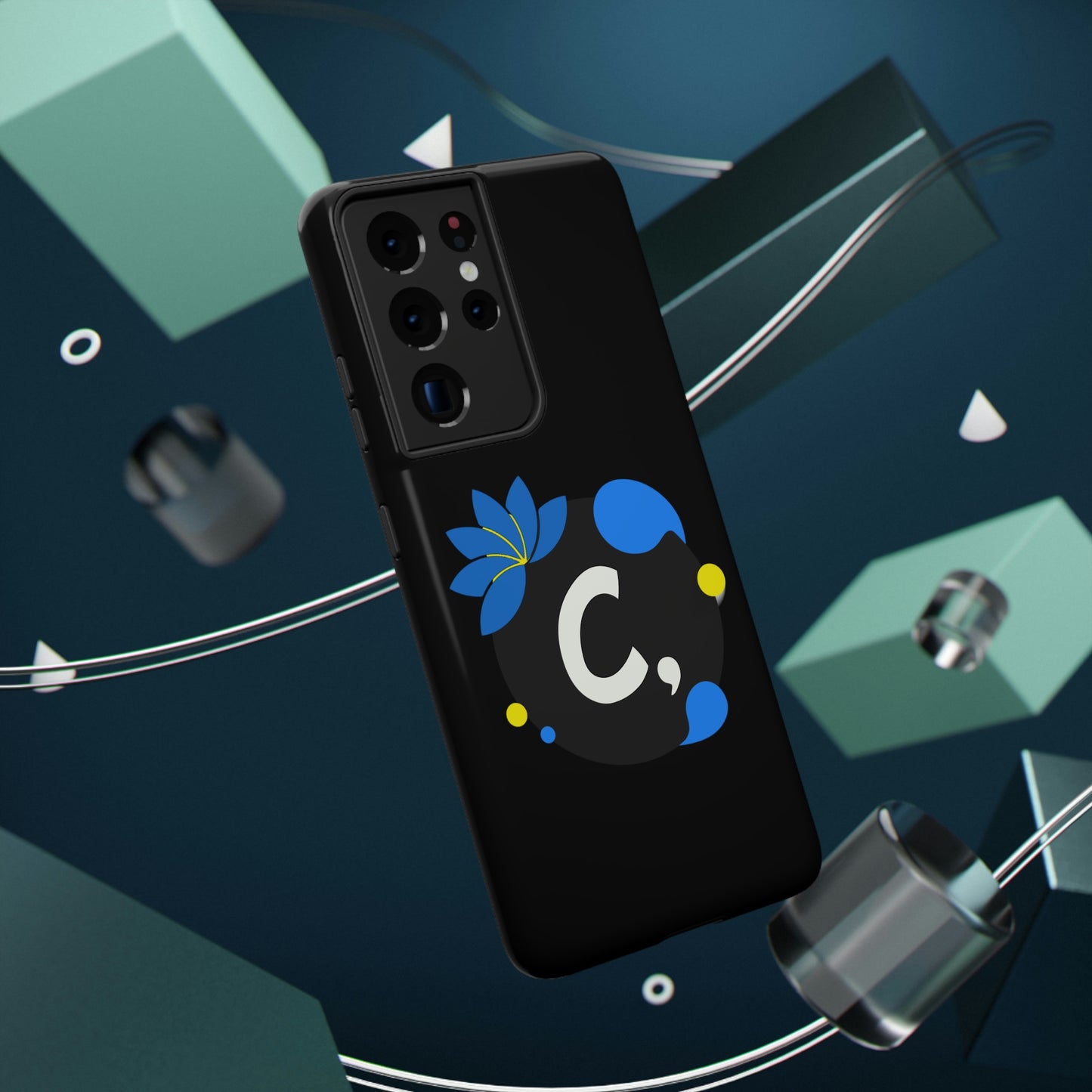 COMMaDiTYbrand *SiGNATuRE" All-Black Impact-Resistant Phone Case
