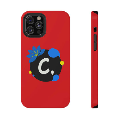 COMMaDiTYbrand All-Red *SiGNATuRE" Impact-Resistant iPhone 13 Phone Case