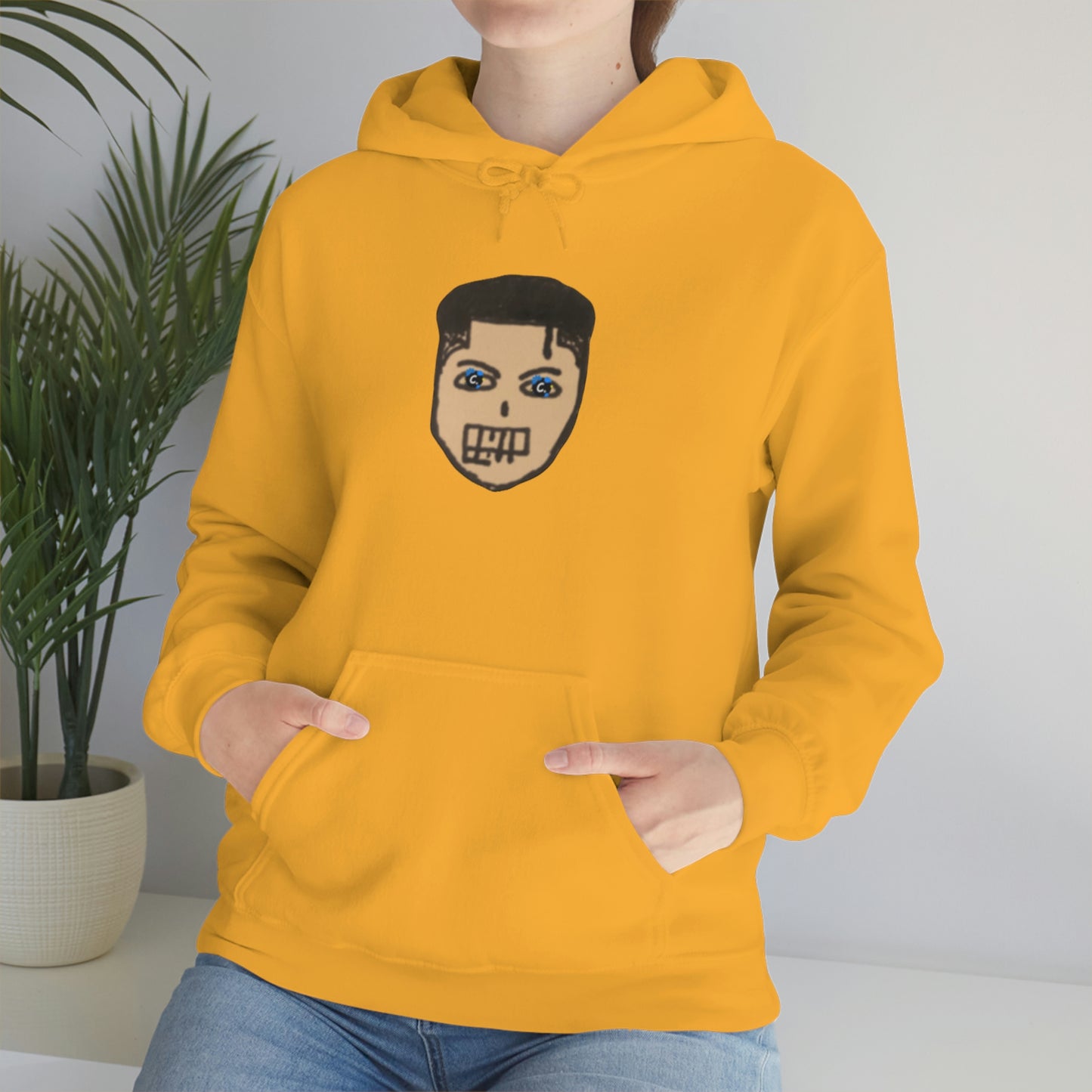 COMMaDiTYbrand Heavy Blend™ *BiGFACE" Men's Hooded Sweatshirt