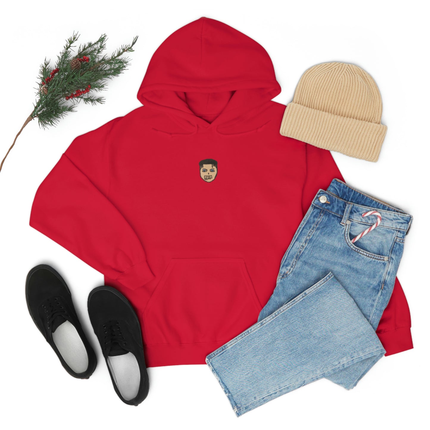 COMMaDiTYbrand *LiL FACE" Men's Heavy Blend™ Hooded Sweatshirt