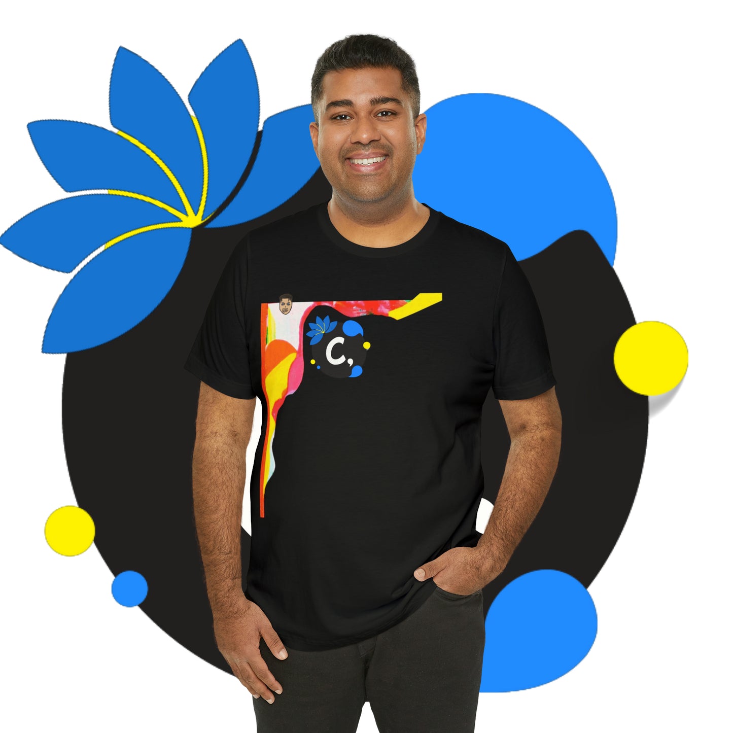 COMMaDiTYbrand *NFTDeSiGN" Men's Short Sleeve T-Shirt