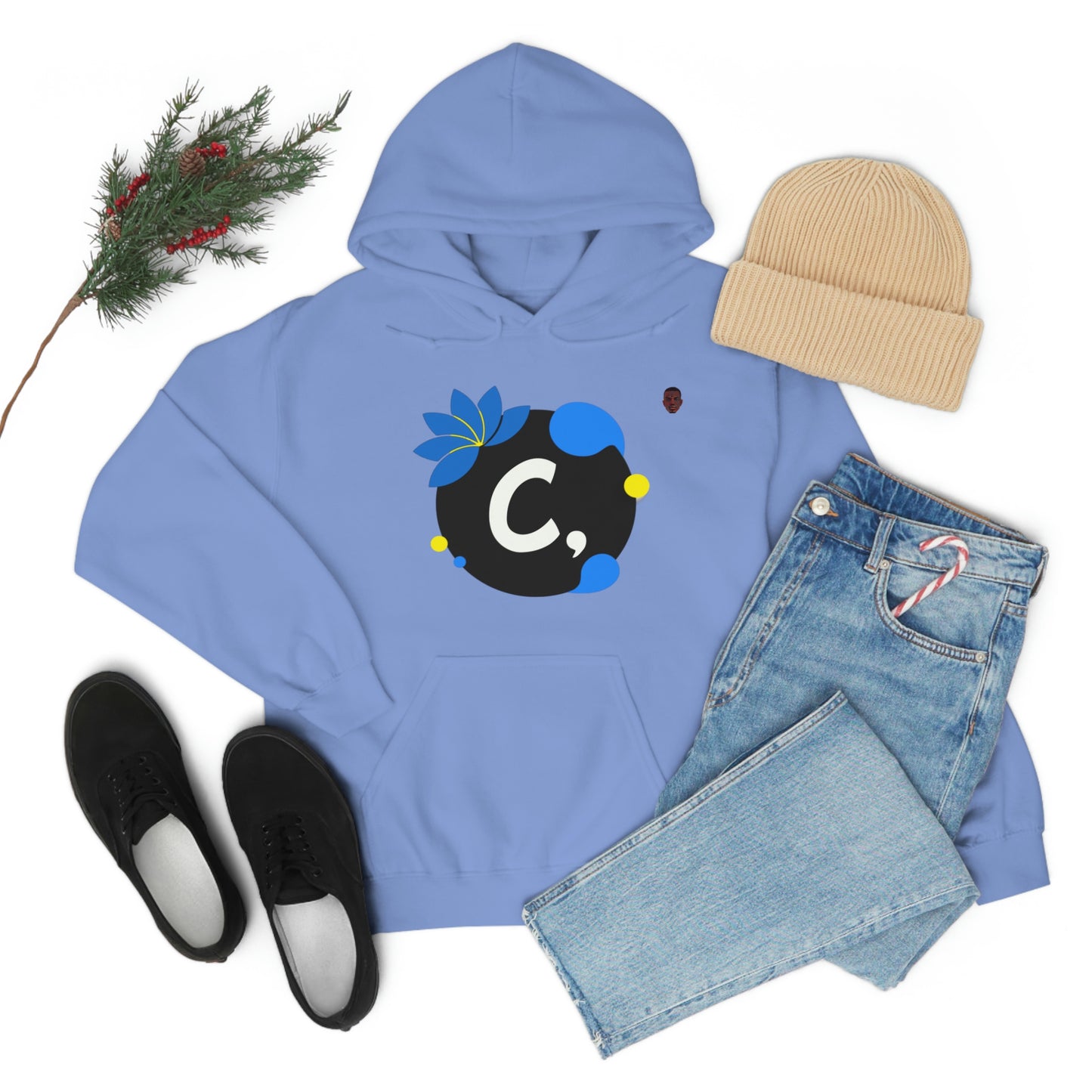 COMMaDiTYbrand *STAMPED" Men's Heavy Blend™ Hooded Sweatshirt