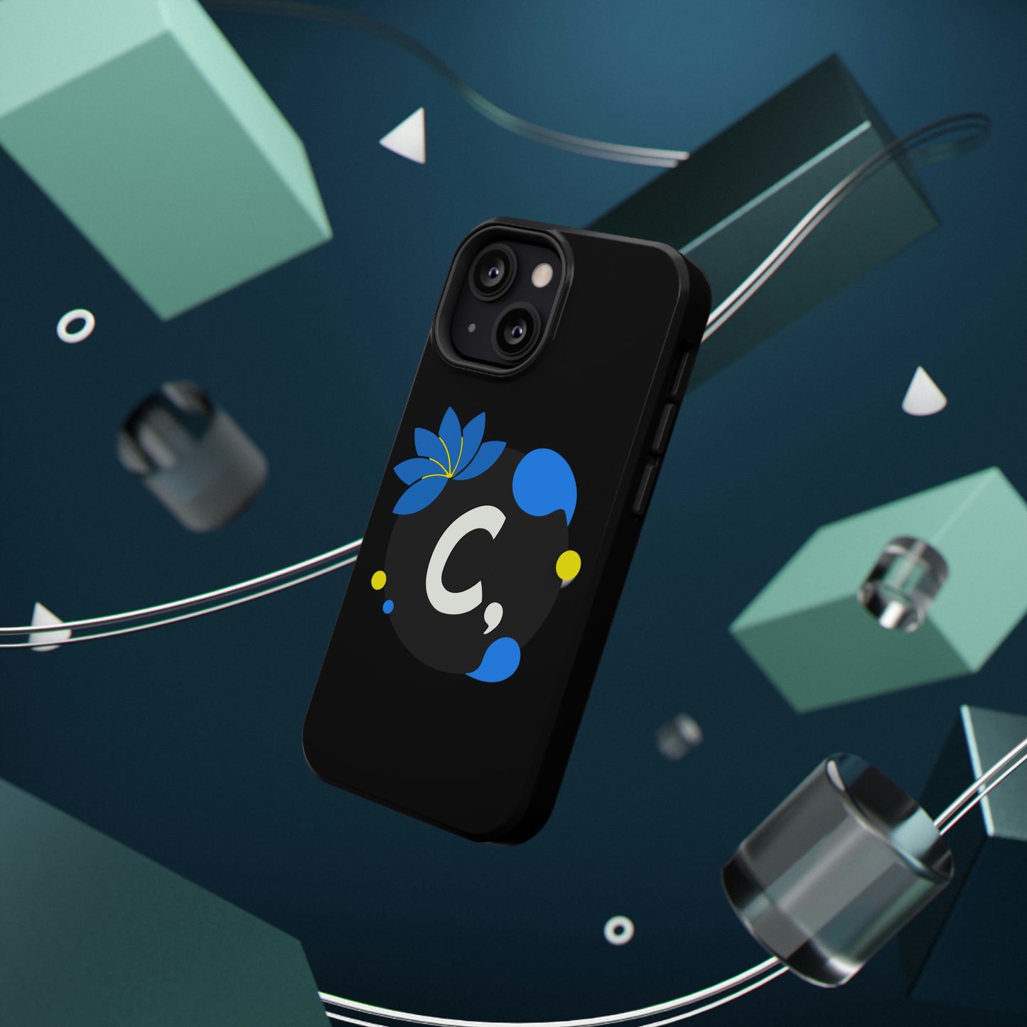 COMMaDiTYbrand *SiGNATuRE" All-Black Impact-Resistant Phone Case