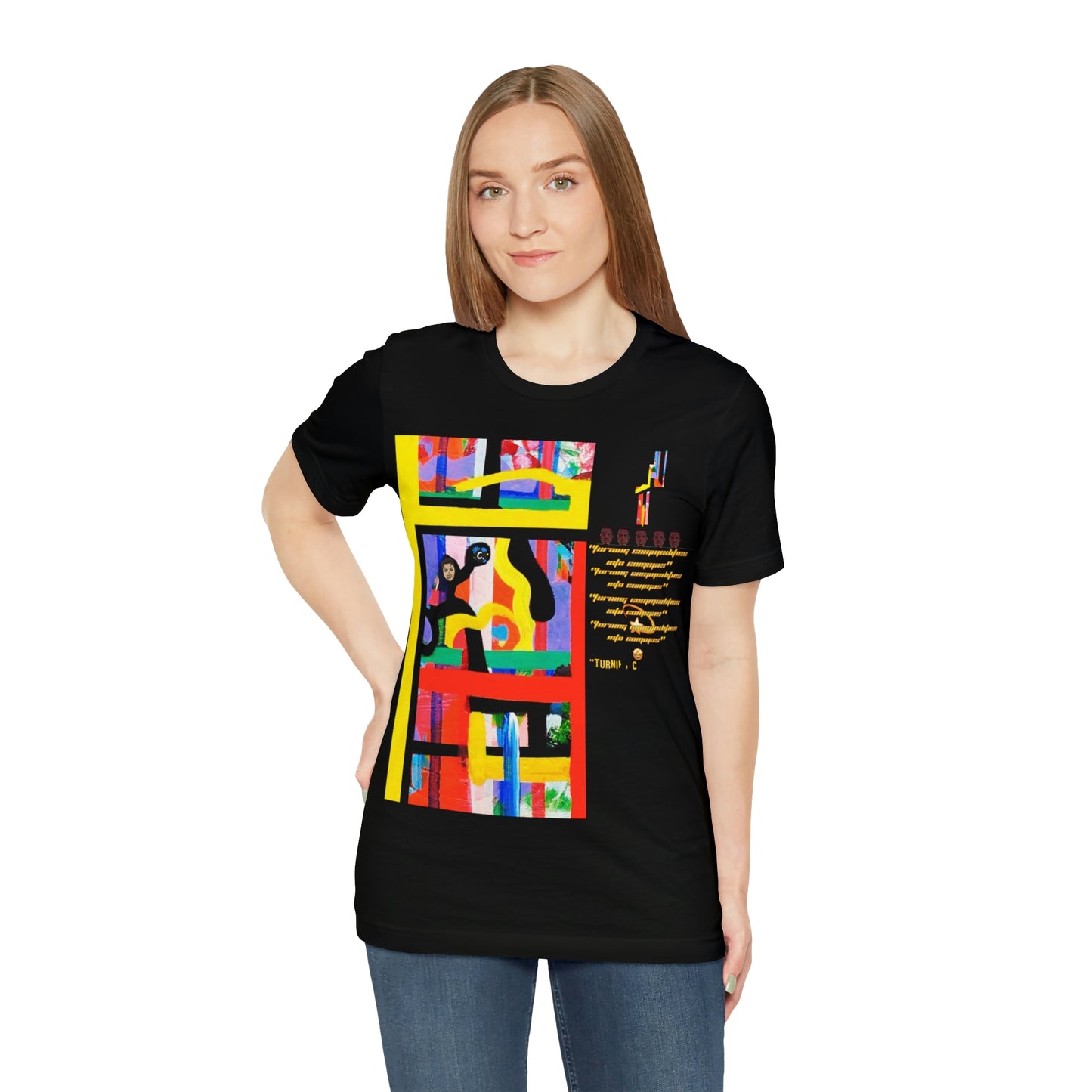 COMMaDiTYbrand *JUMPiN' THRU HooPS" Men's Short Sleeve T-Shirt