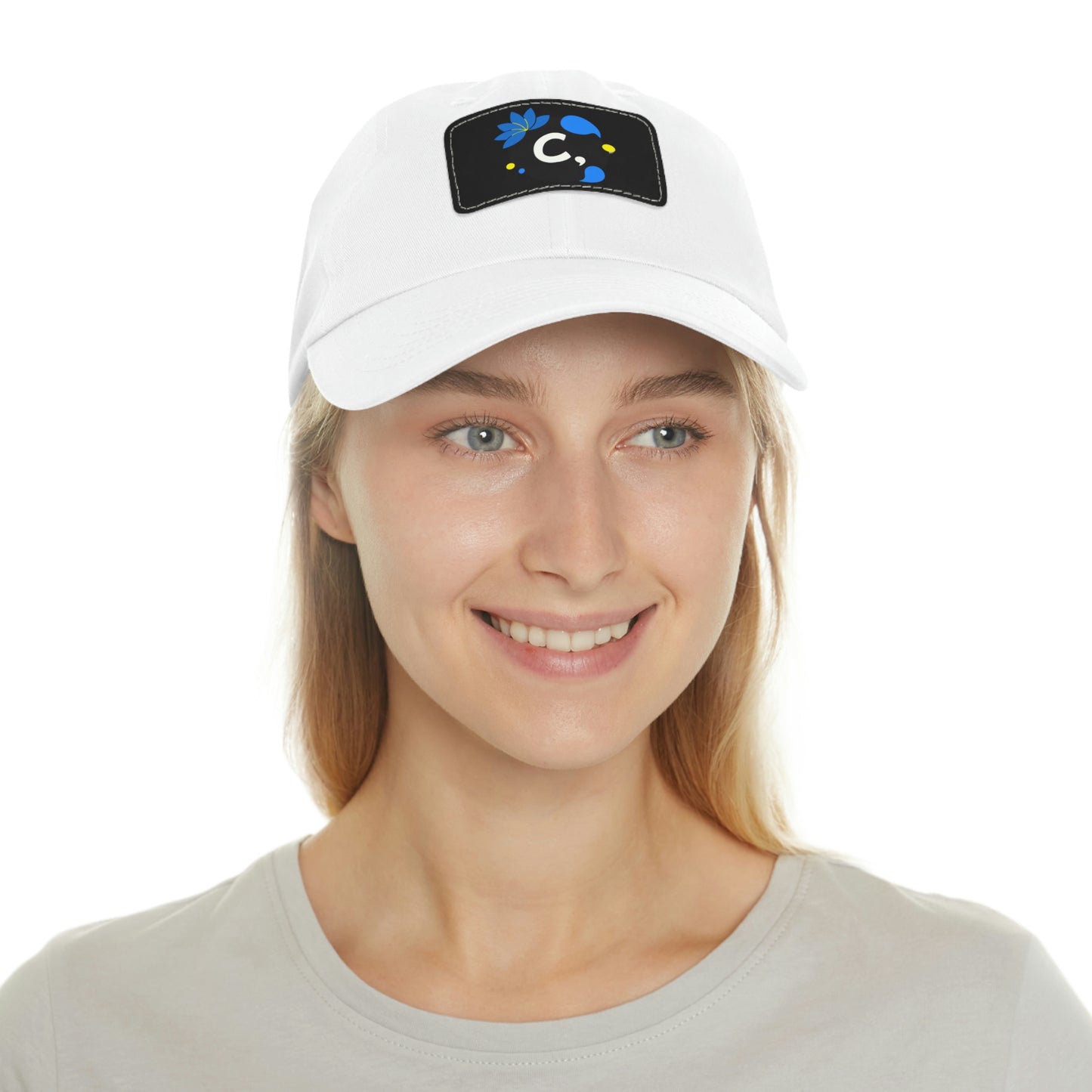 COMMaDiTYbrand *Leather Logo Patch" Dad Hat (available in multiple colors)