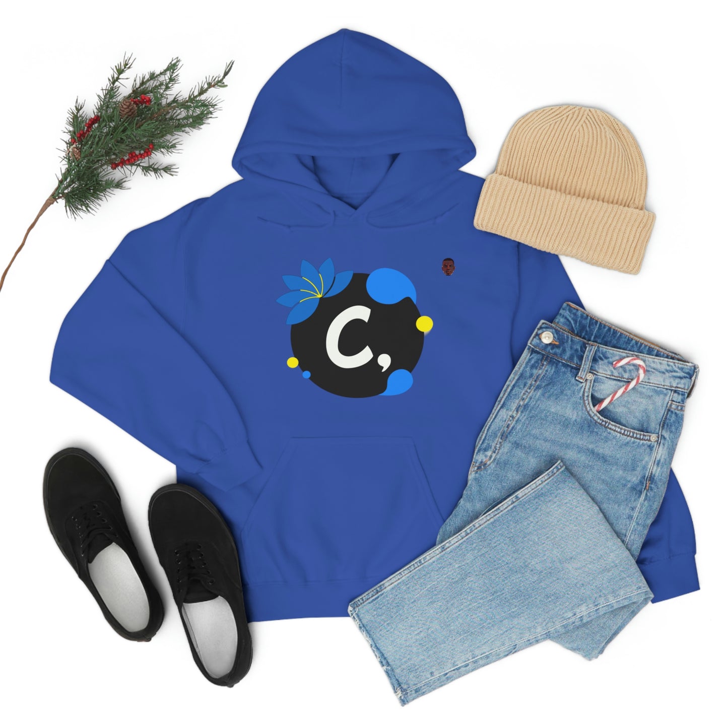COMMaDiTYbrand *STAMPED" Men's Heavy Blend™ Hooded Sweatshirt