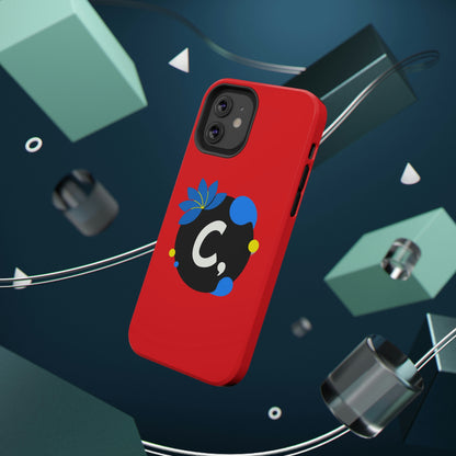 COMMaDiTYbrand All-Red *SiGNATuRE" Impact-Resistant iPhone 13 Phone Case