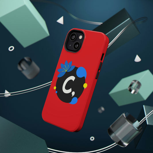 COMMaDiTYbrand All-Red *SiGNATuRE" Impact-Resistant iPhone 13 Phone Case
