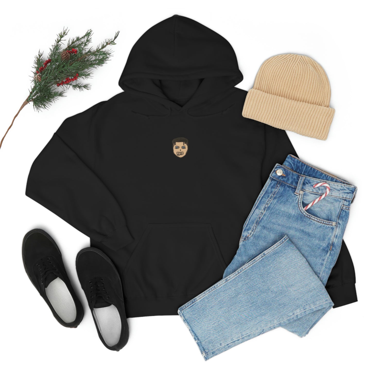 COMMaDiTYbrand *LiL FACE" Men's Heavy Blend™ Hooded Sweatshirt
