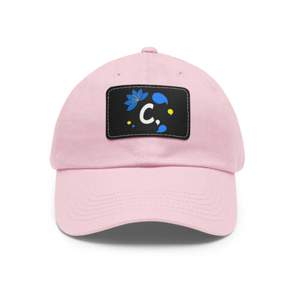COMMaDiTYbrand *Leather Logo Patch" Dad Hat (available in multiple colors)