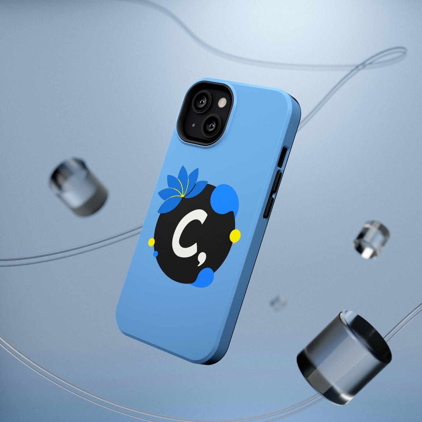 COMMaDiTYbrand SkyBlue *SiGNATuRE" Impact-Resistant Phone Case