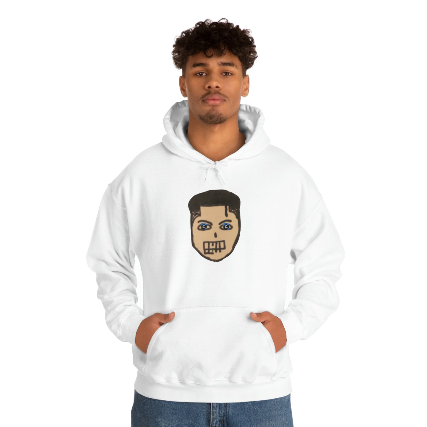 COMMaDiTYbrand Heavy Blend™ *BiGFACE" Men's Hooded Sweatshirt