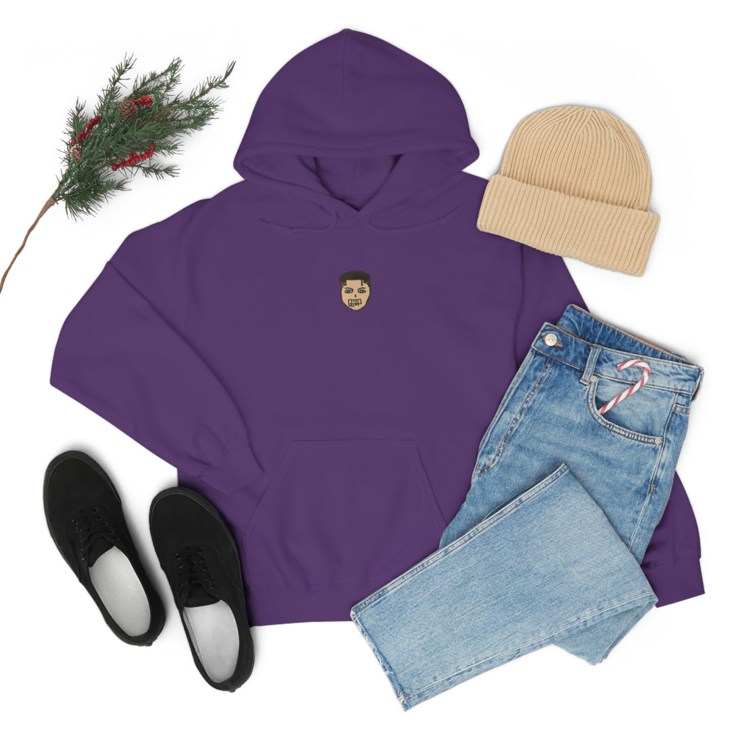 COMMaDiTYbrand *LiL FACE" Men's Heavy Blend™ Hooded Sweatshirt