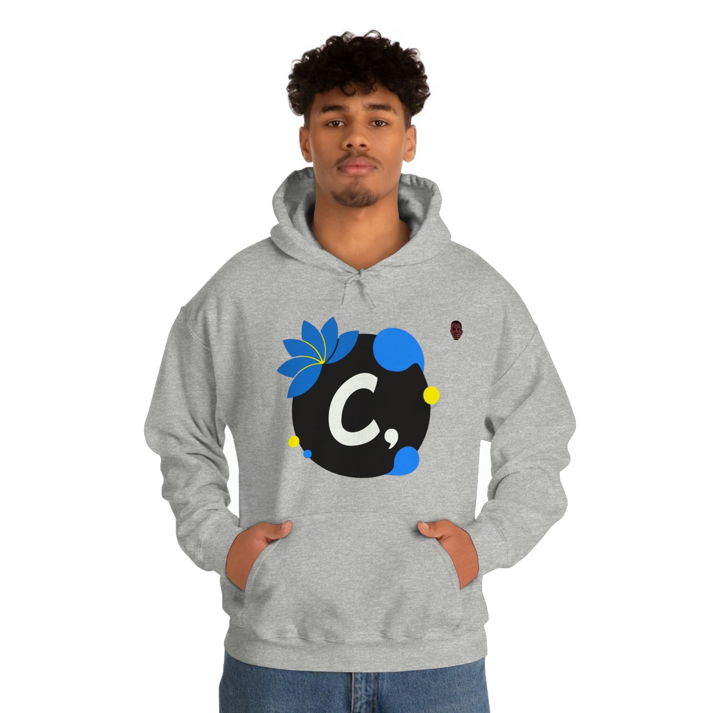 COMMaDiTYbrand *STAMPED" Men's Heavy Blend™ Hooded Sweatshirt