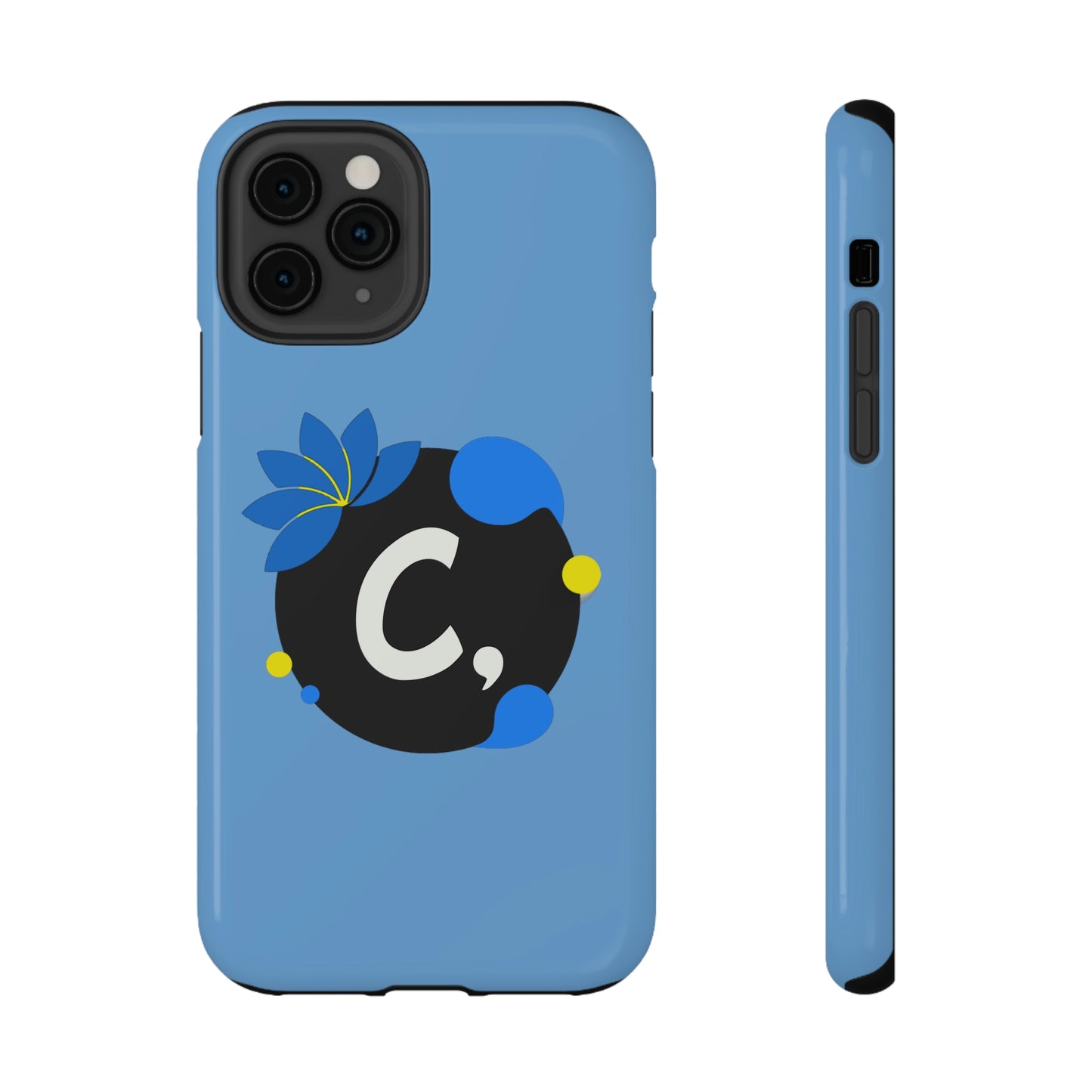 COMMaDiTYbrand SkyBlue *SiGNATuRE" Impact-Resistant Phone Case